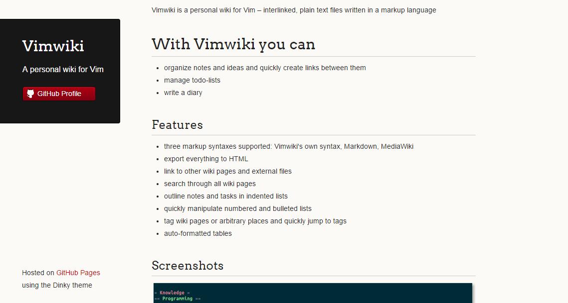 VimWiki Preview